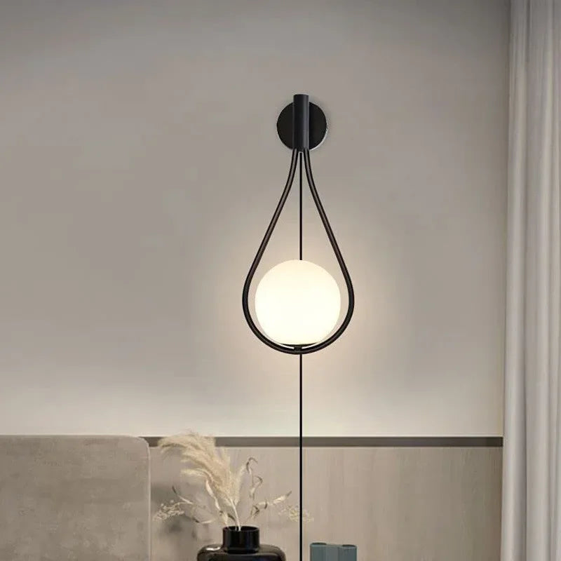 Aurora Glass Wall Light