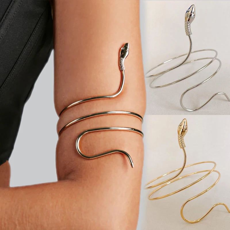 Snake Spiral Arm Cuff