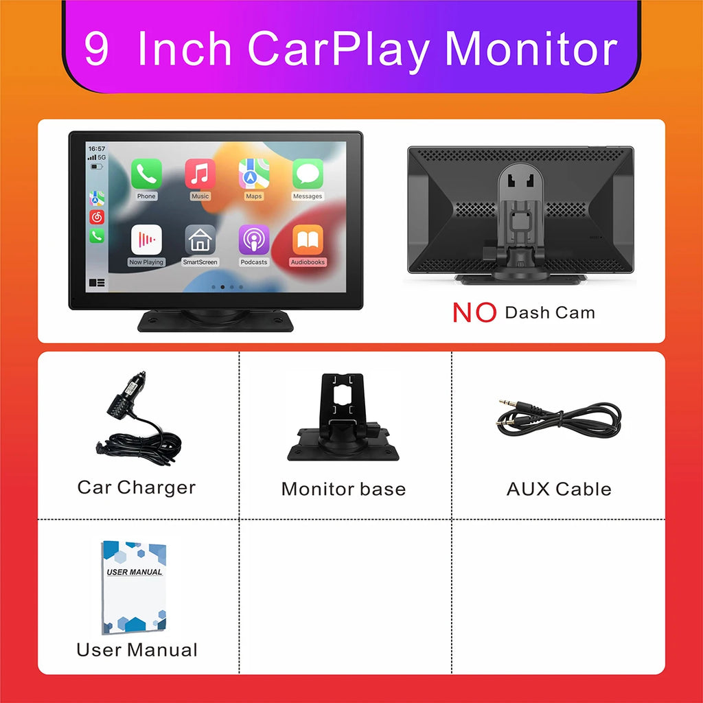 Portable Wireless CarPlay Screen