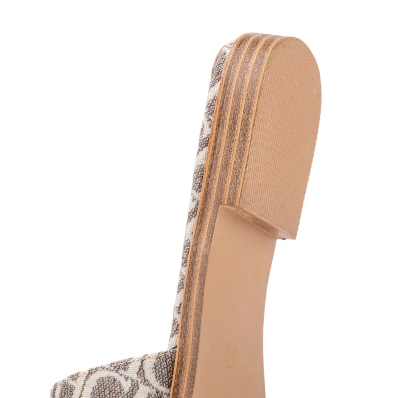 Women’s Printed Slide Sandals – Comfortable & Anti-Slip