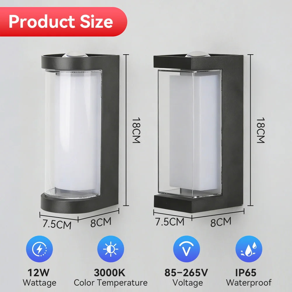 Modern Outdoor Wall Light