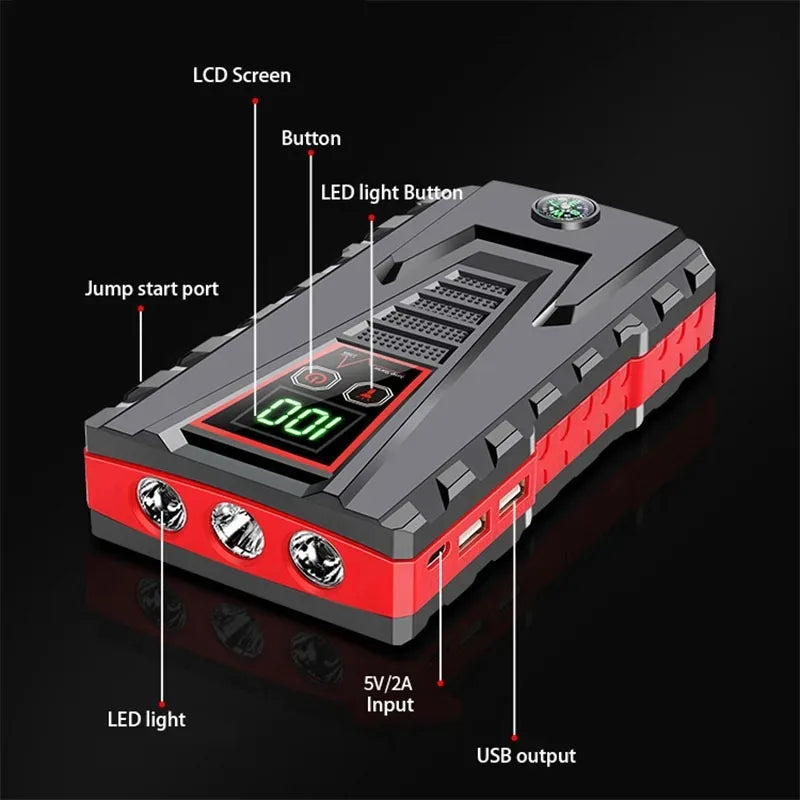 VOLTIX Jump Starter
 99800mAh 5000A Car Jump Starter