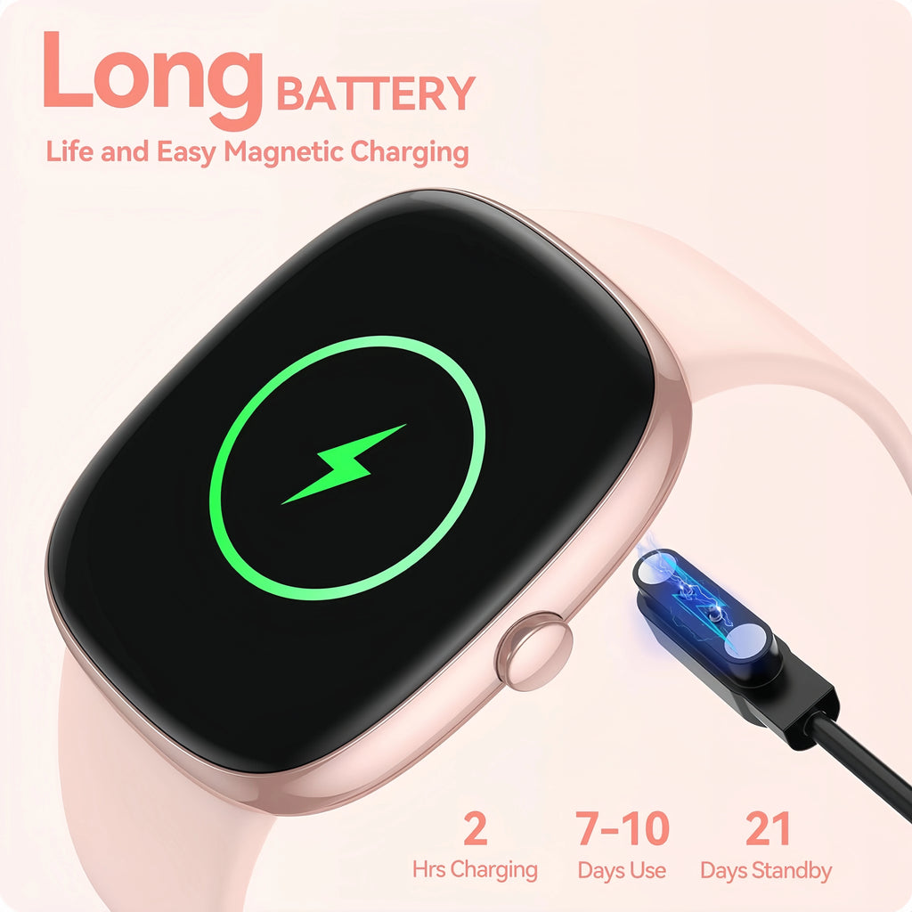 Smart Fitness Watch – Heart Rate, Sleep & Steps Tracking