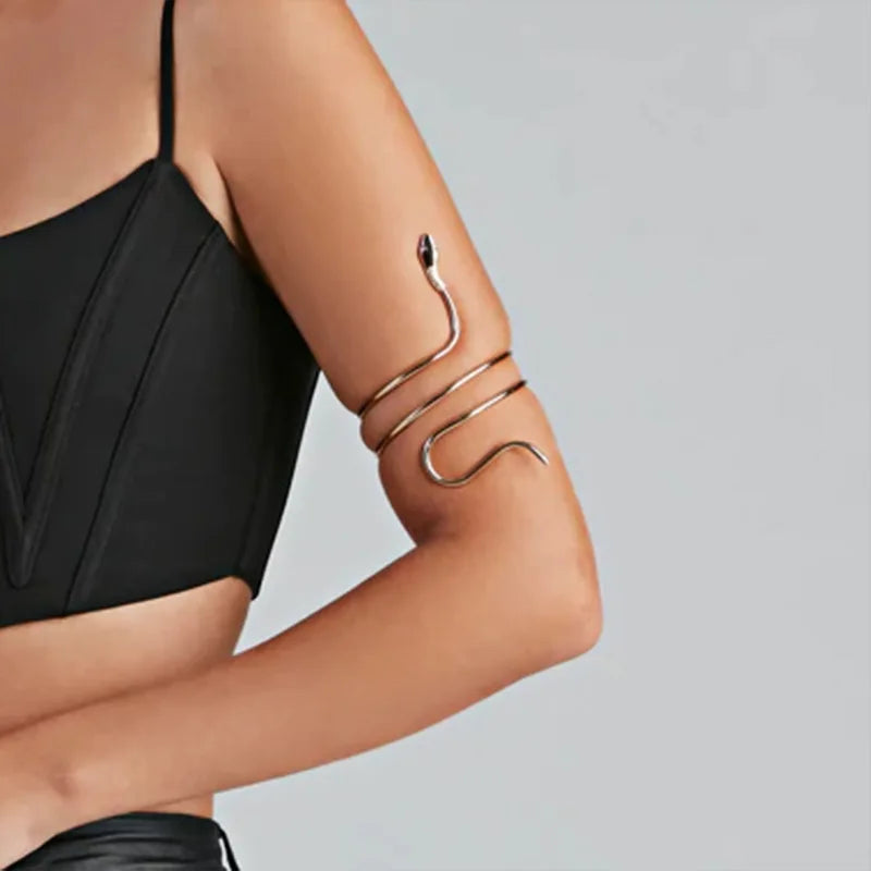 Snake Spiral Arm Cuff