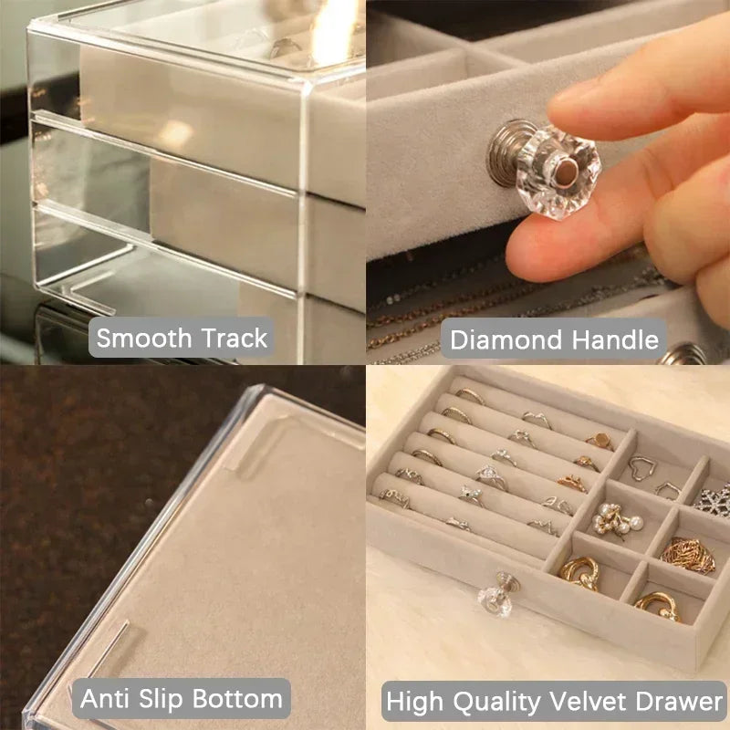 LuxeVault Jewelry Organizer