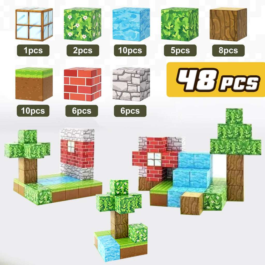 Magnetic Building Blocks for Kids – STEM Learning Toy Set