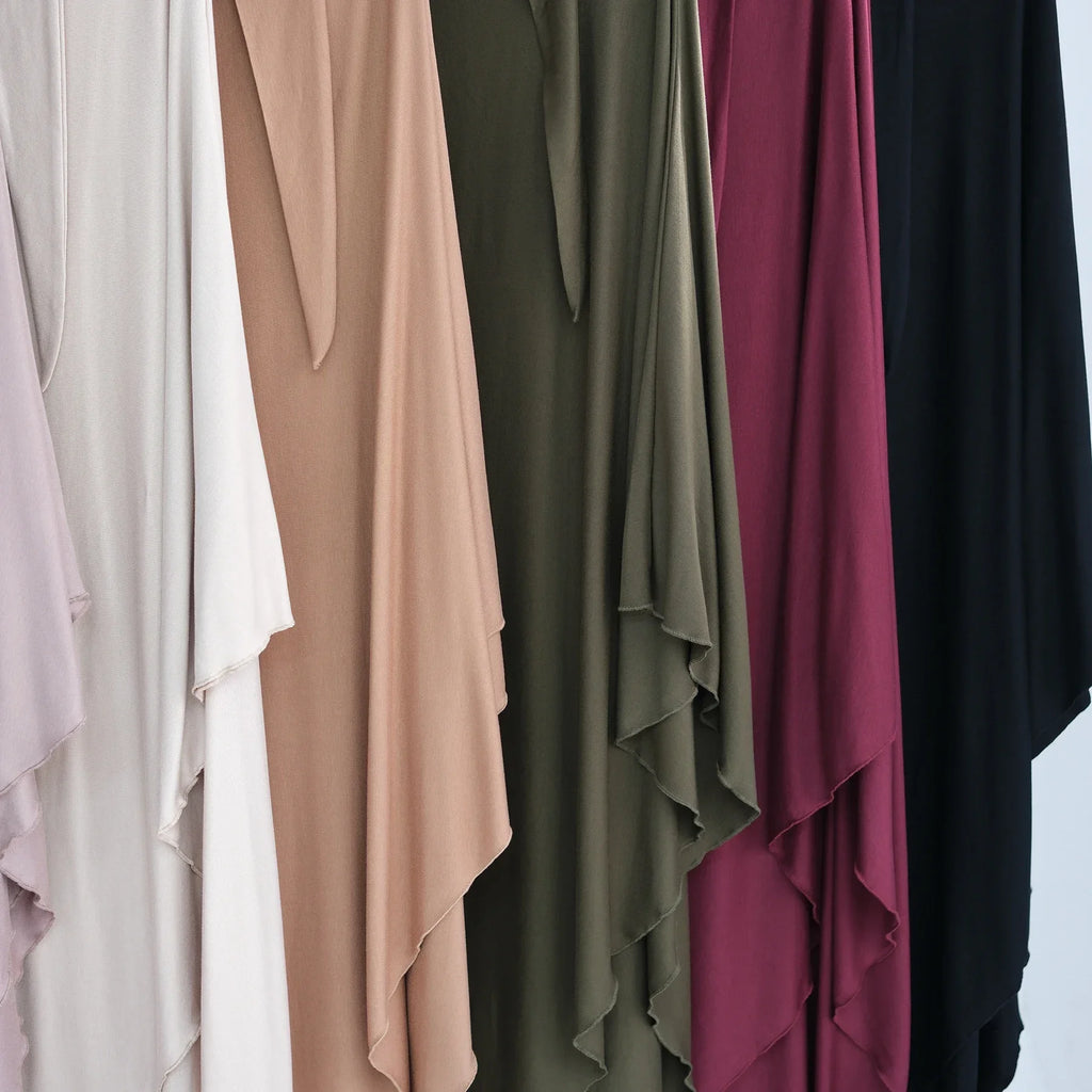 Jersey Cotton Khimar – Long & Comfortable