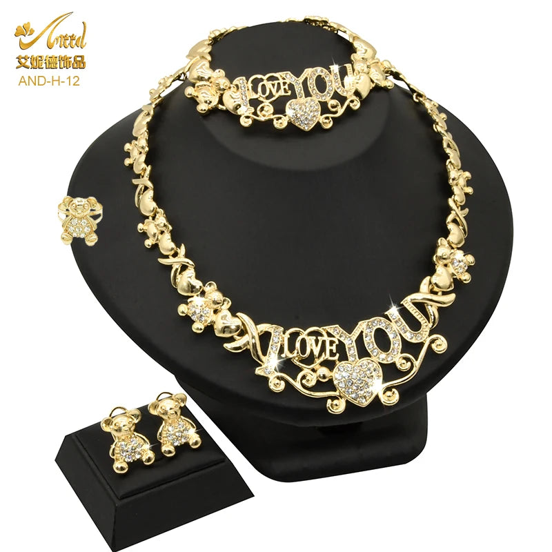 Golden Majesty Jewelry Set
