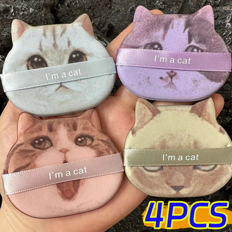 Cute Cat Makeup Puff – Soft Beauty Sponge 🐱✨