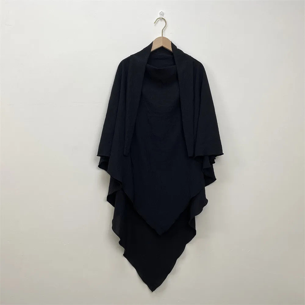 2-Layer Khimar Hijab – Elegant & Full Coverage