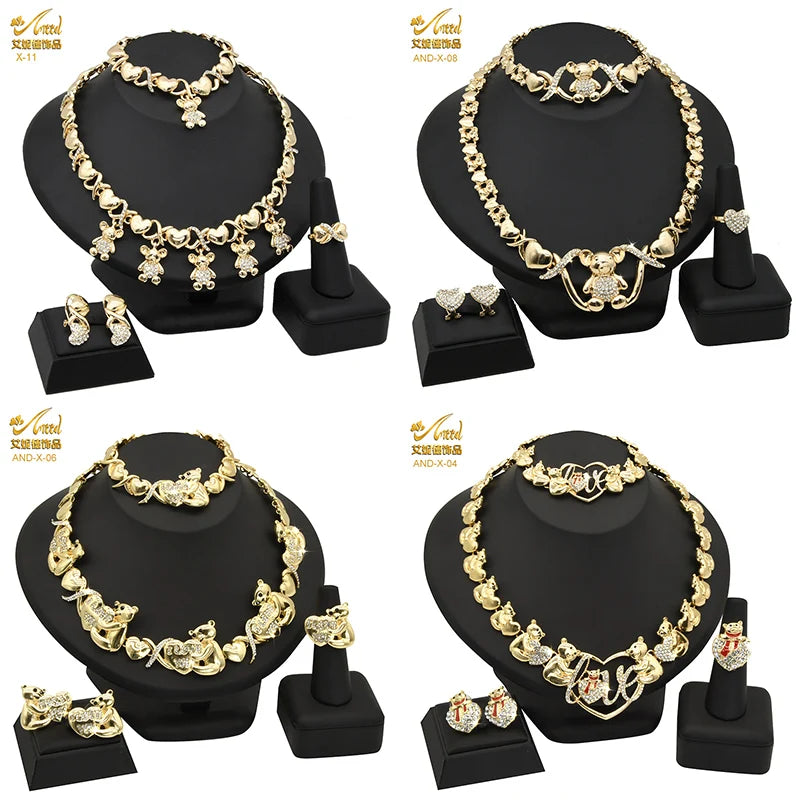 Golden Majesty Jewelry Set