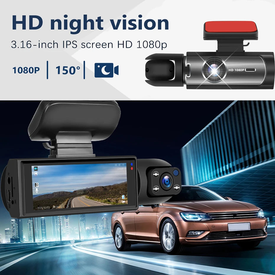 1080P Dual Lens Dash Cam