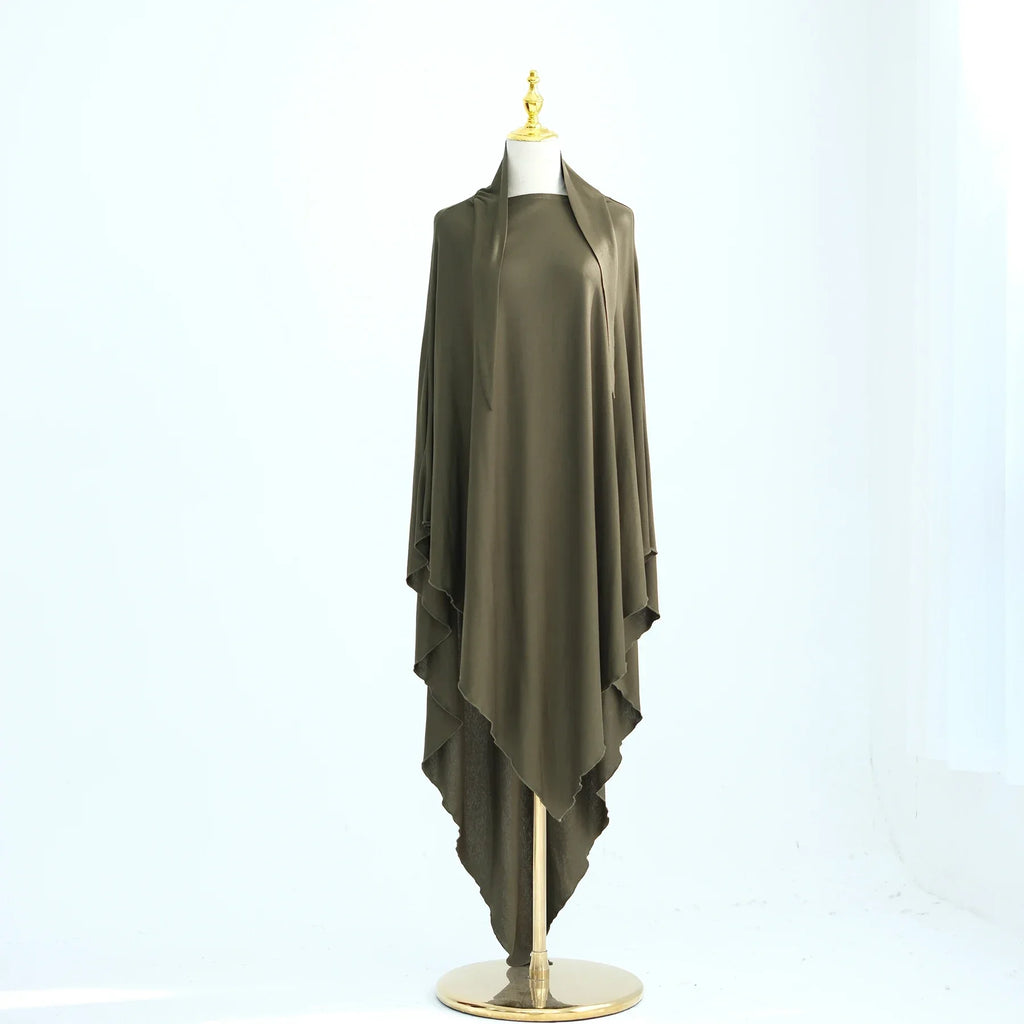 Jersey Cotton Khimar – Long & Comfortable