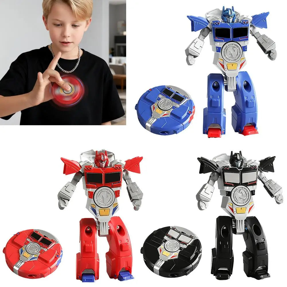 Transforming Fidget Spinner Toy – Robot Fun for Kids 🤖