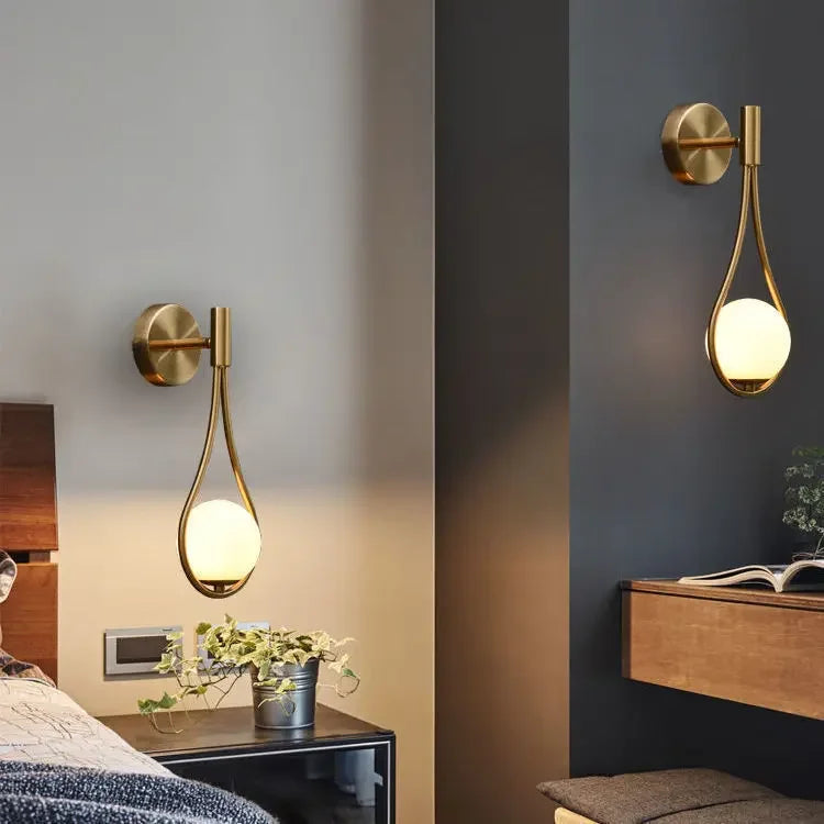 Aurora Glass Wall Light