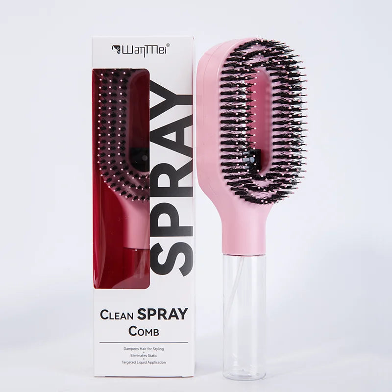 2-in-1 Hair Mist Brush – Smooth & Detangle