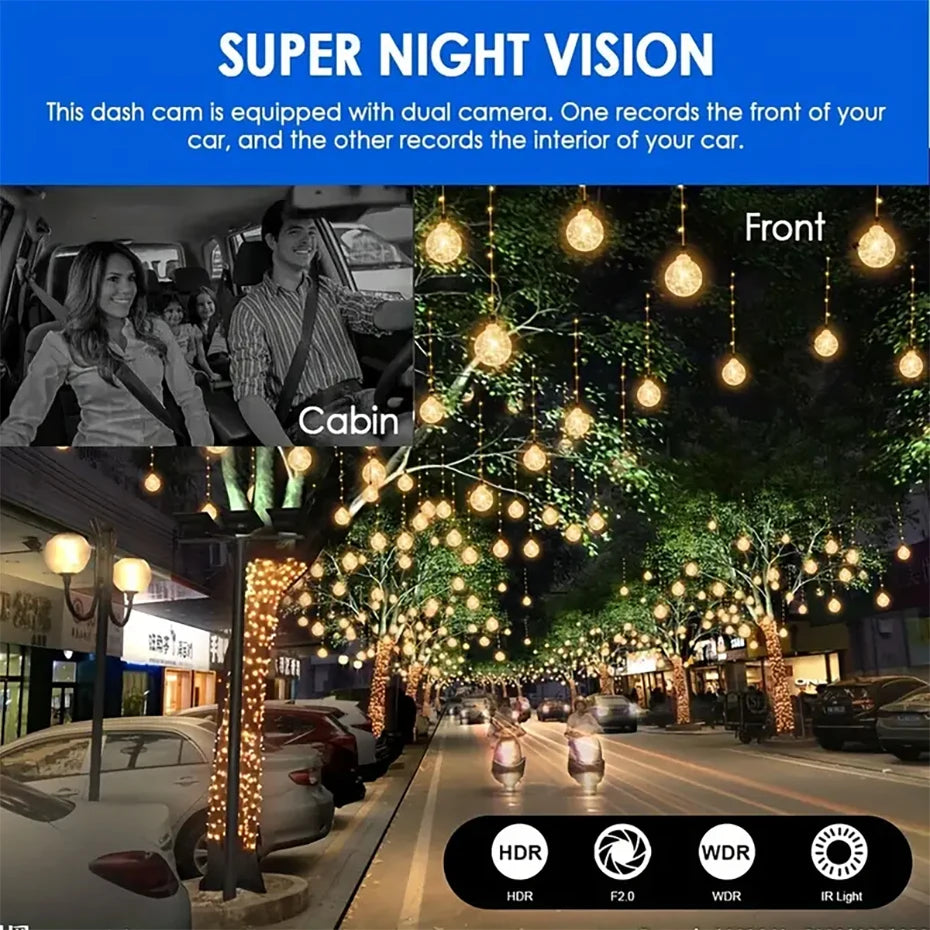 1080P Dual Lens Dash Cam