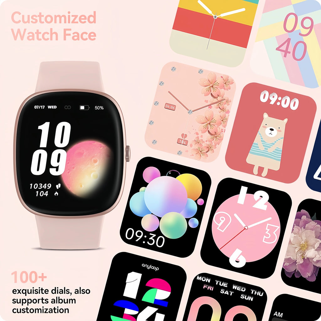 Smart Fitness Watch – Heart Rate, Sleep & Steps Tracking