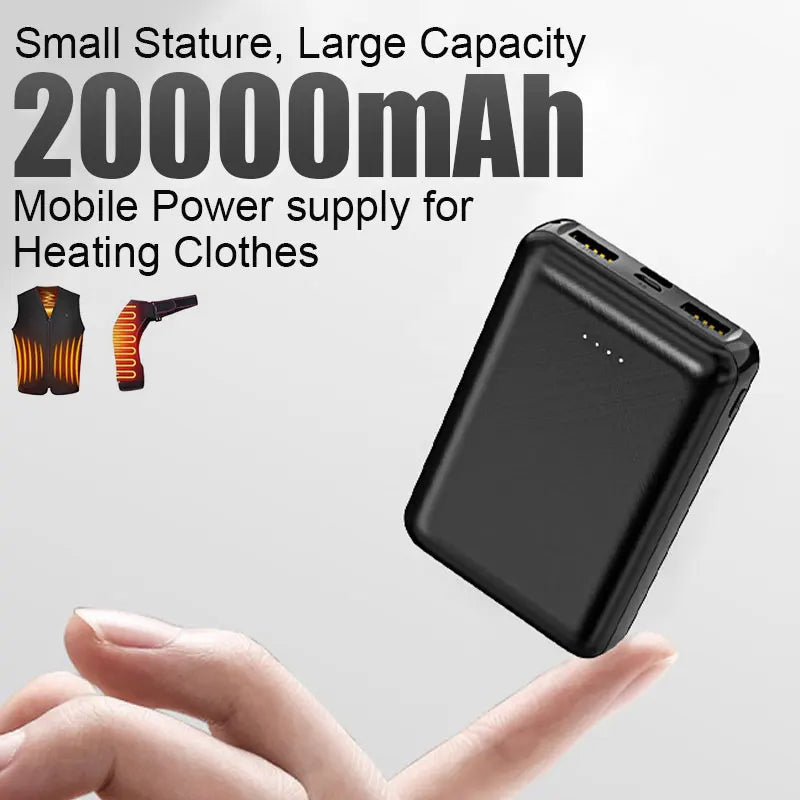 20000mAh Fast Power Bank – Portable USB Charger