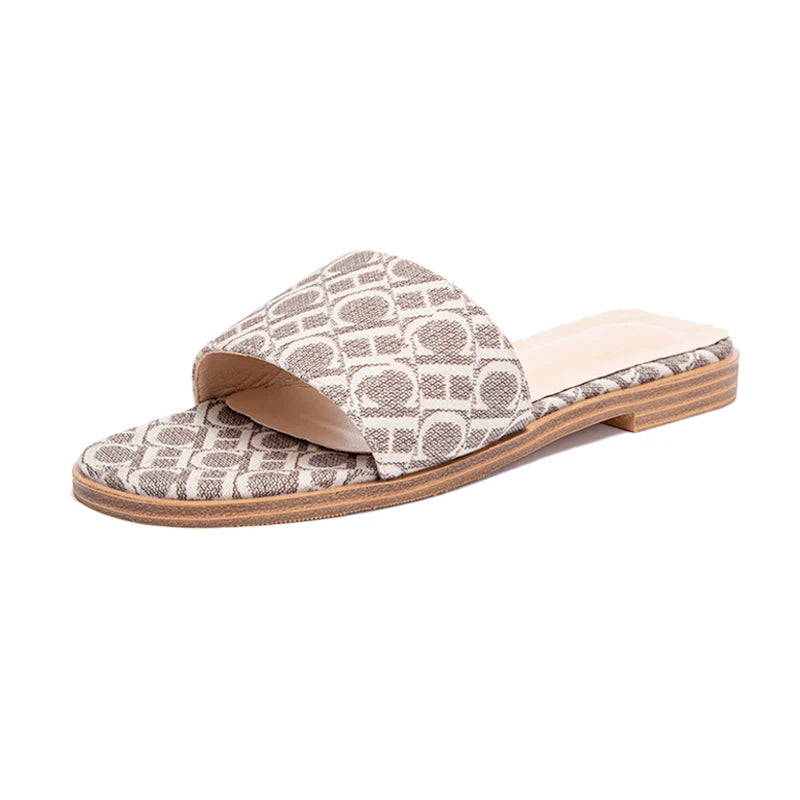 Women’s Printed Slide Sandals – Comfortable & Anti-Slip