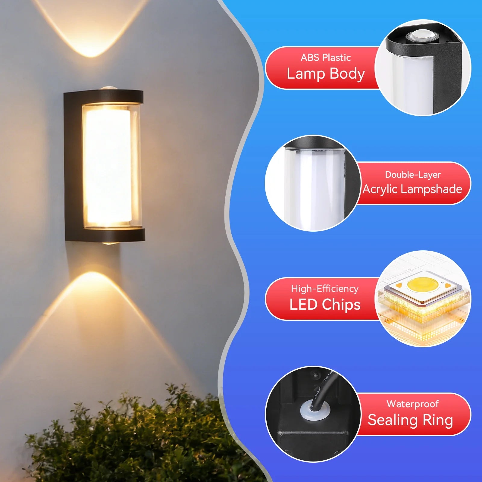Modern Outdoor Wall Light
