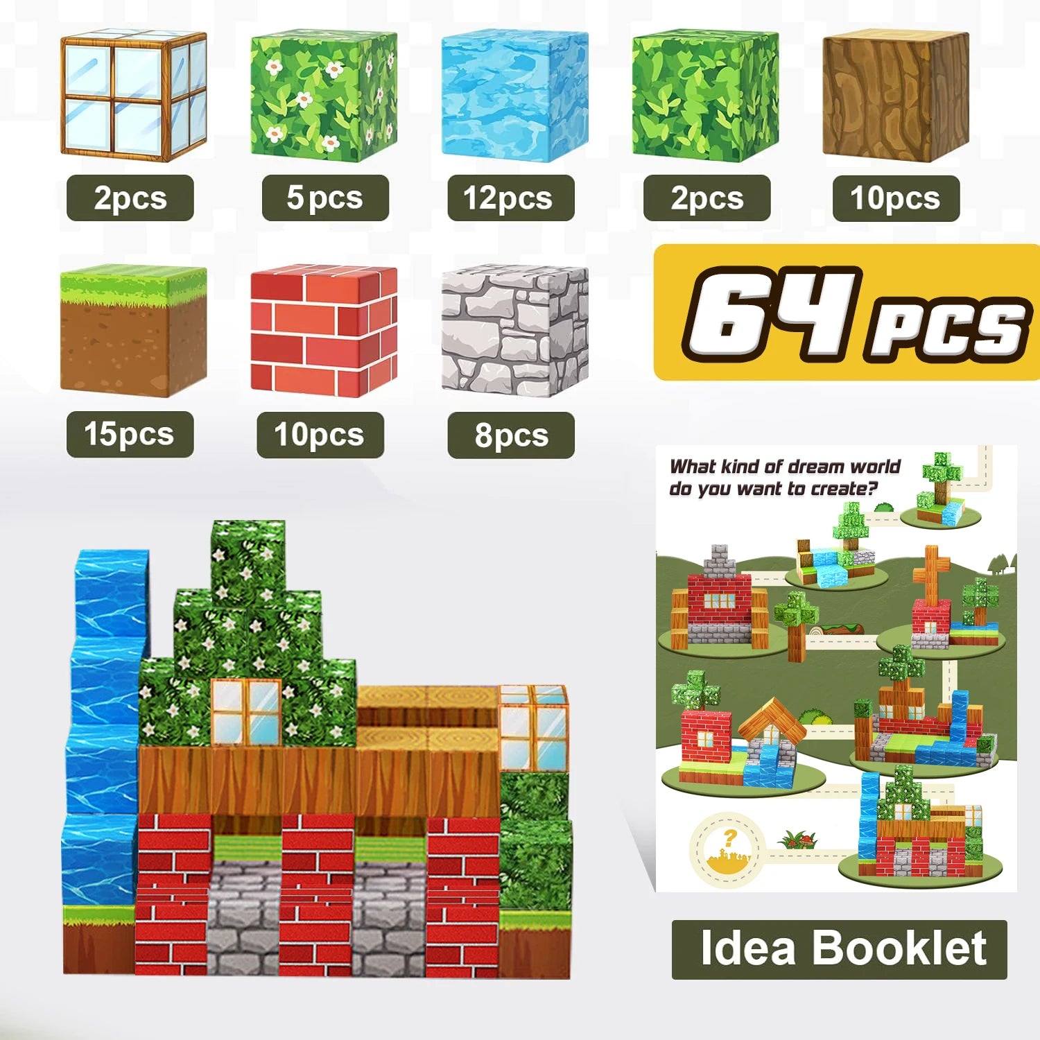 Magnetic Building Blocks for Kids – STEM Learning Toy Set