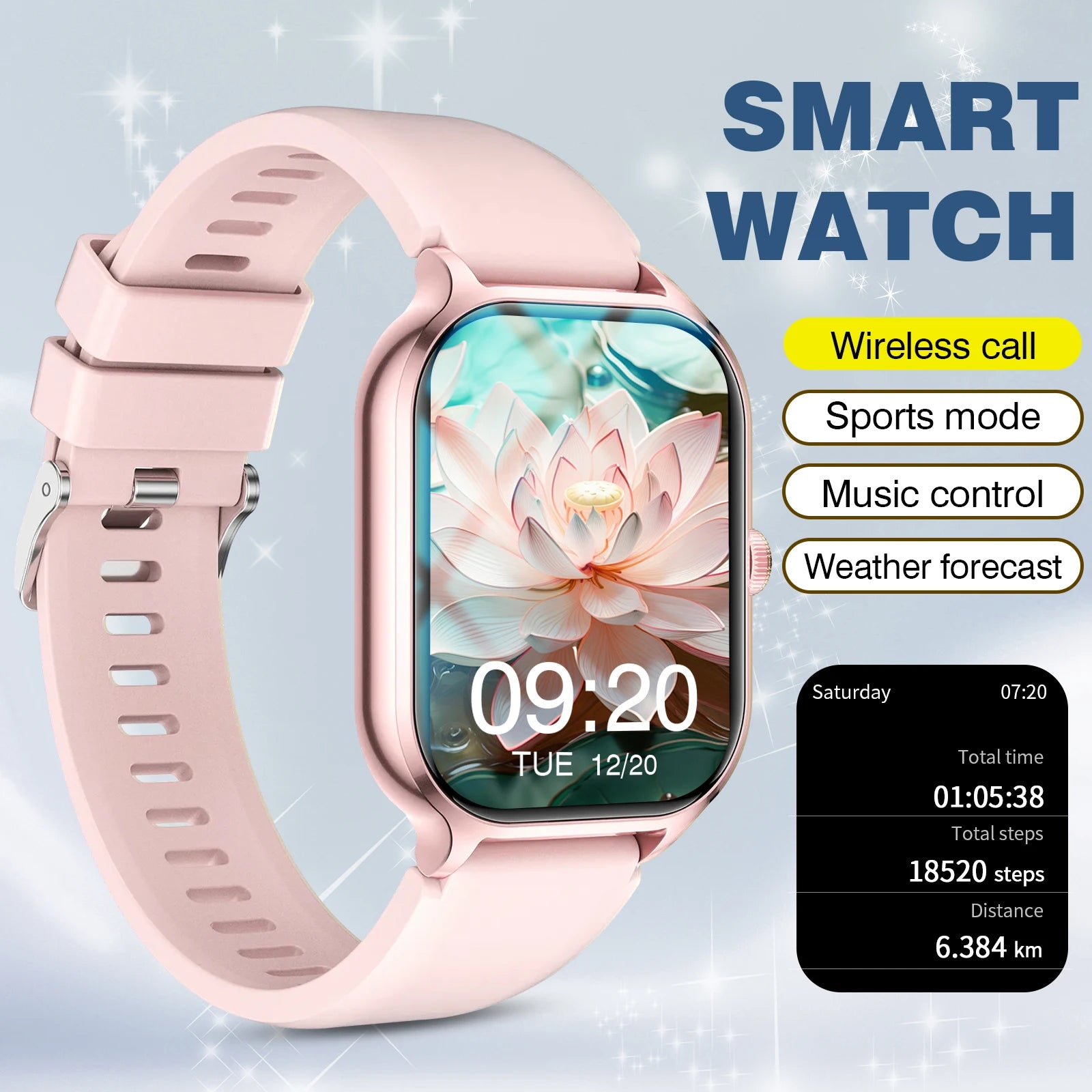 Smart Watch with Calling & Fitness Tracking – iPhone & Android Compatible