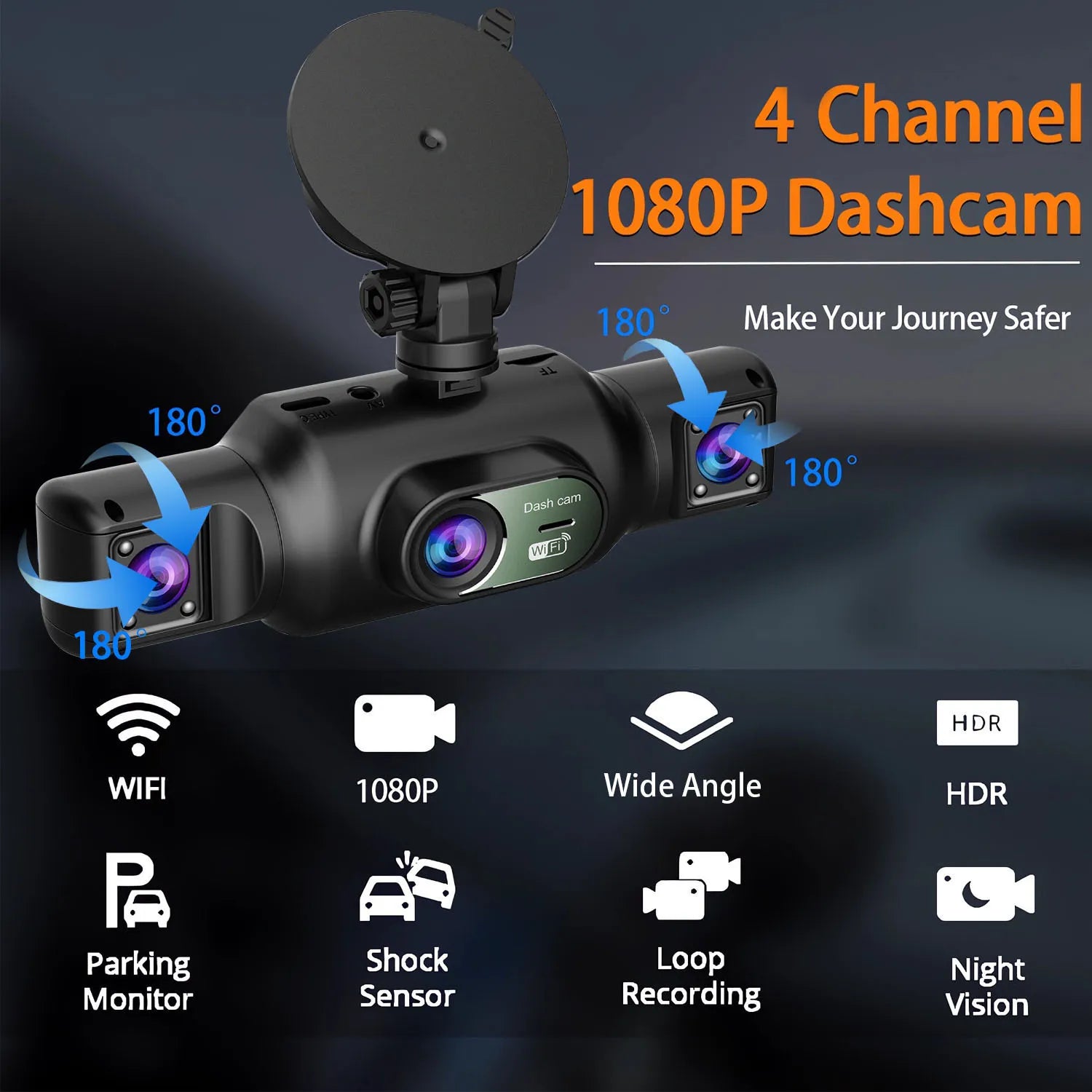 VORTEX 4K Dash Cam