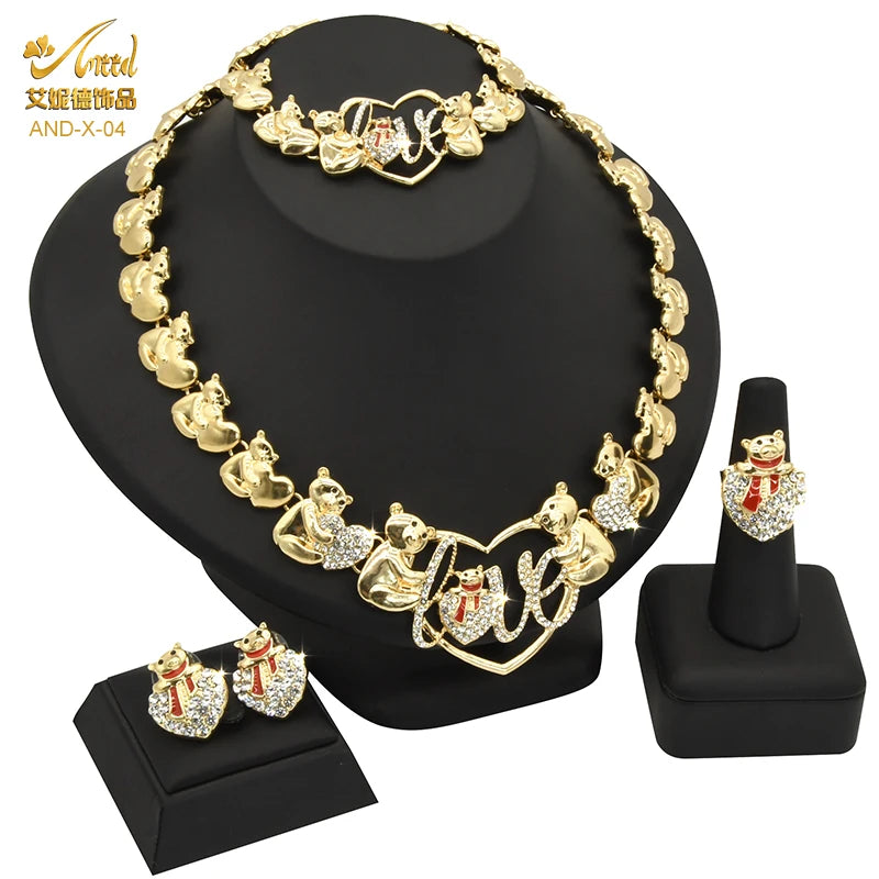 Golden Majesty Jewelry Set