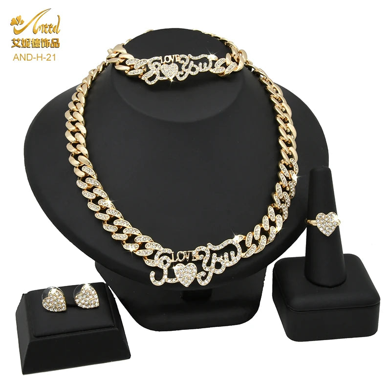 Golden Majesty Jewelry Set