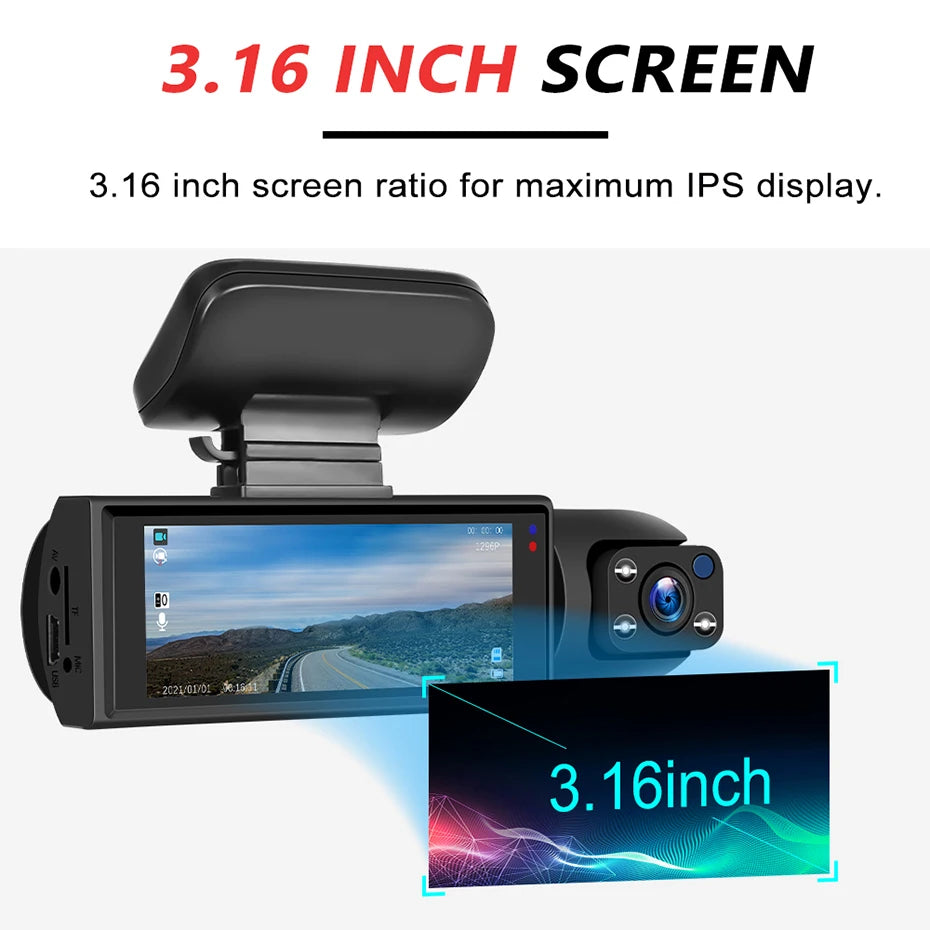 1080P Dual Lens Dash Cam