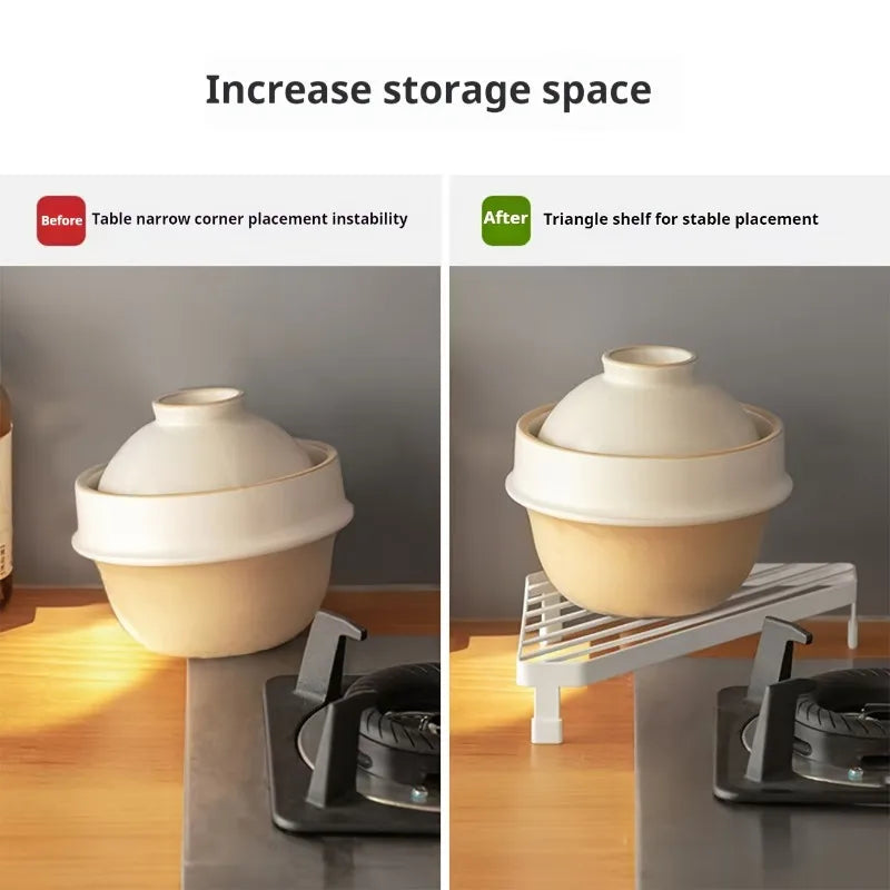 Corner Heat-Resistant Rack – Kitchen Stand