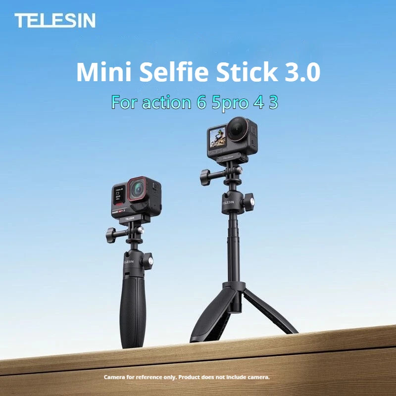 TELESIN Action Camera Tripod Stick