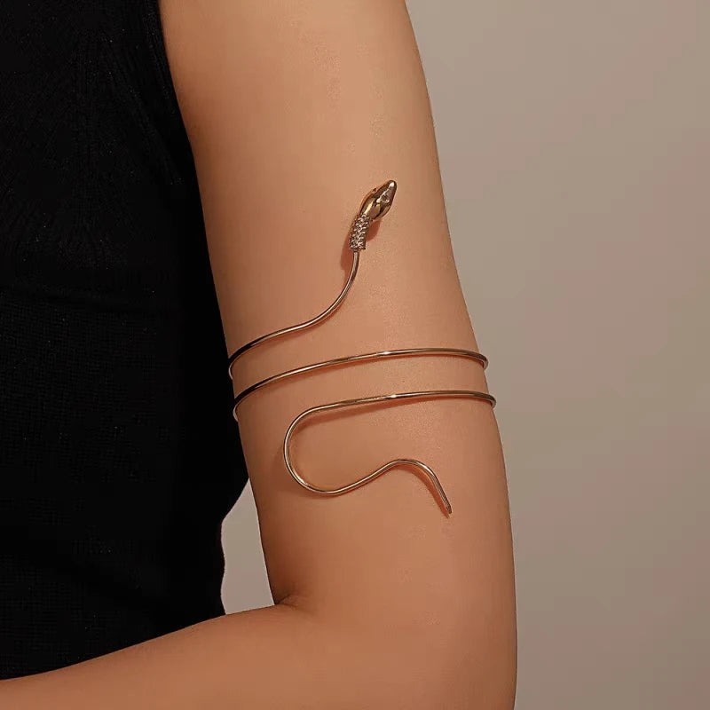 Snake Spiral Arm Cuff
