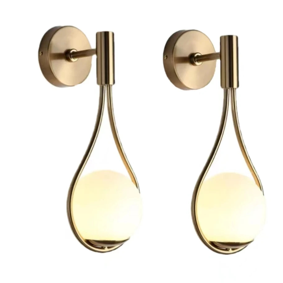 Aurora Glass Wall Light