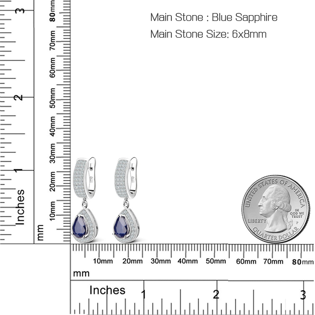 Sapphire Luxe Earrings