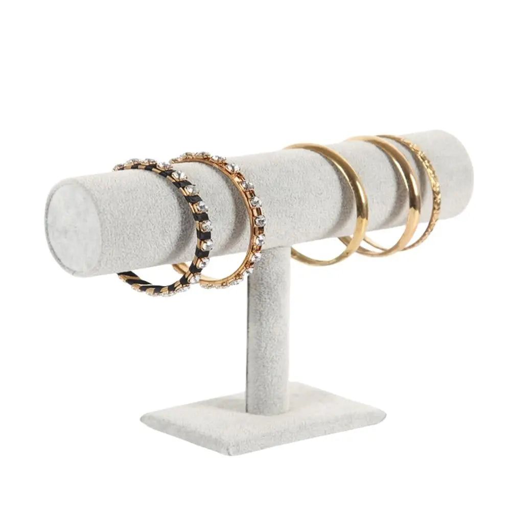Jewelry Display Stand – T-Bar Bracelet & Watch Holder (Black)