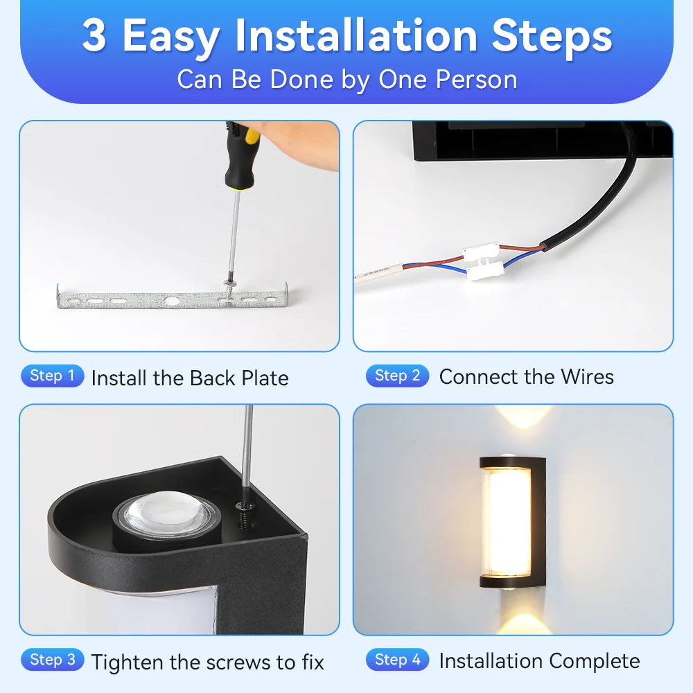 Modern Outdoor Wall Light