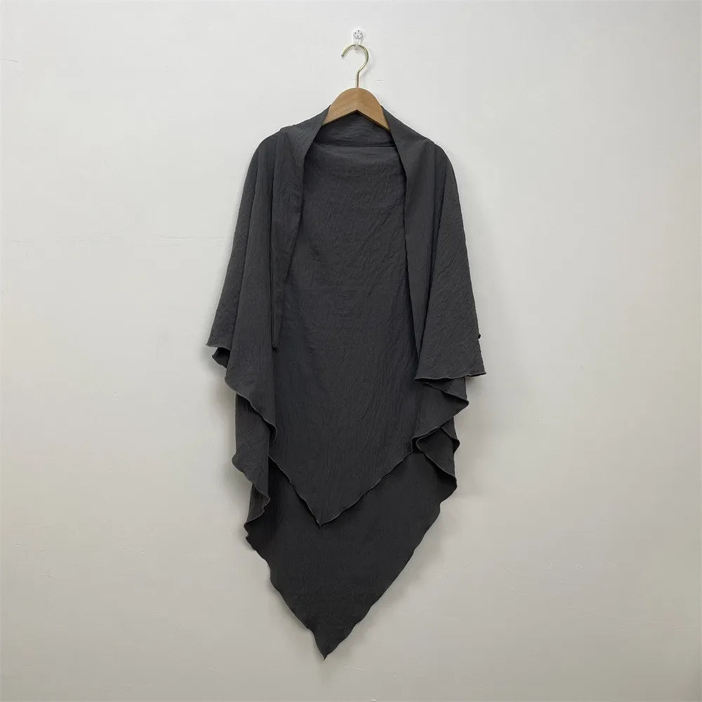 2-Layer Khimar Hijab – Elegant & Full Coverage