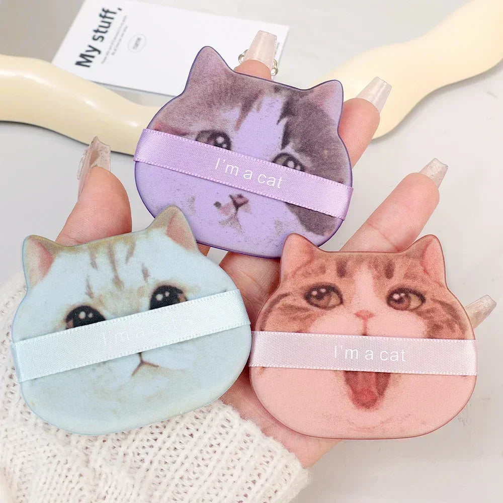 Cute Cat Makeup Puff – Soft Beauty Sponge 🐱✨