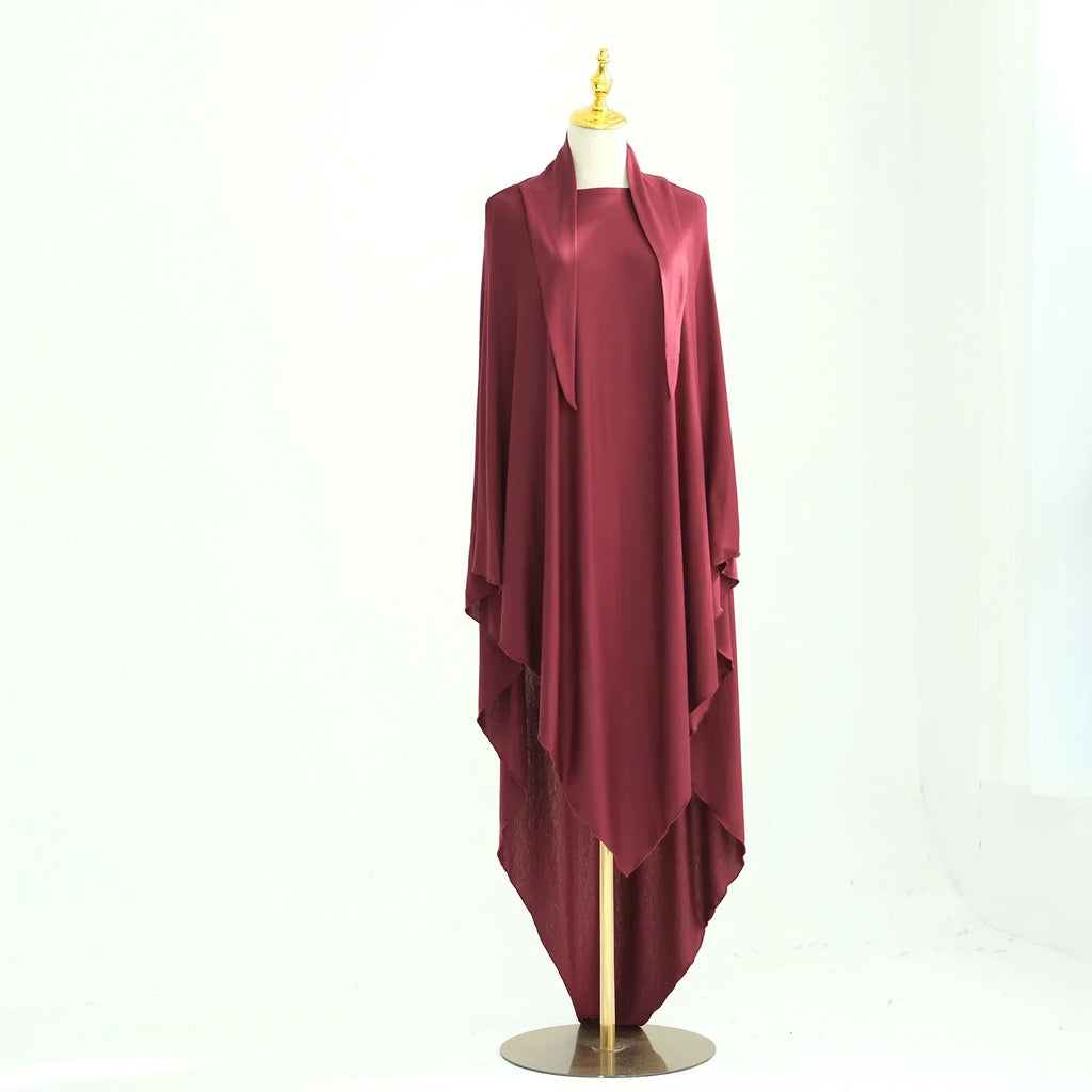 Jersey Cotton Khimar – Long & Comfortable