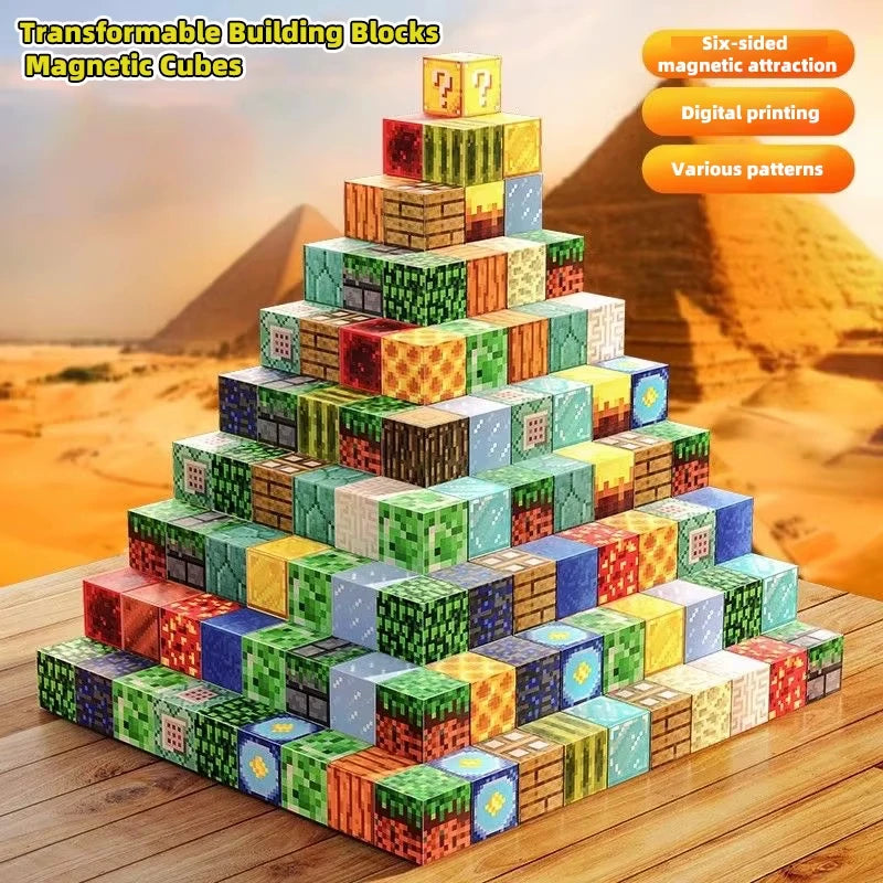 Magnetic Building Blocks Set – Creative STEM Toy for Kids