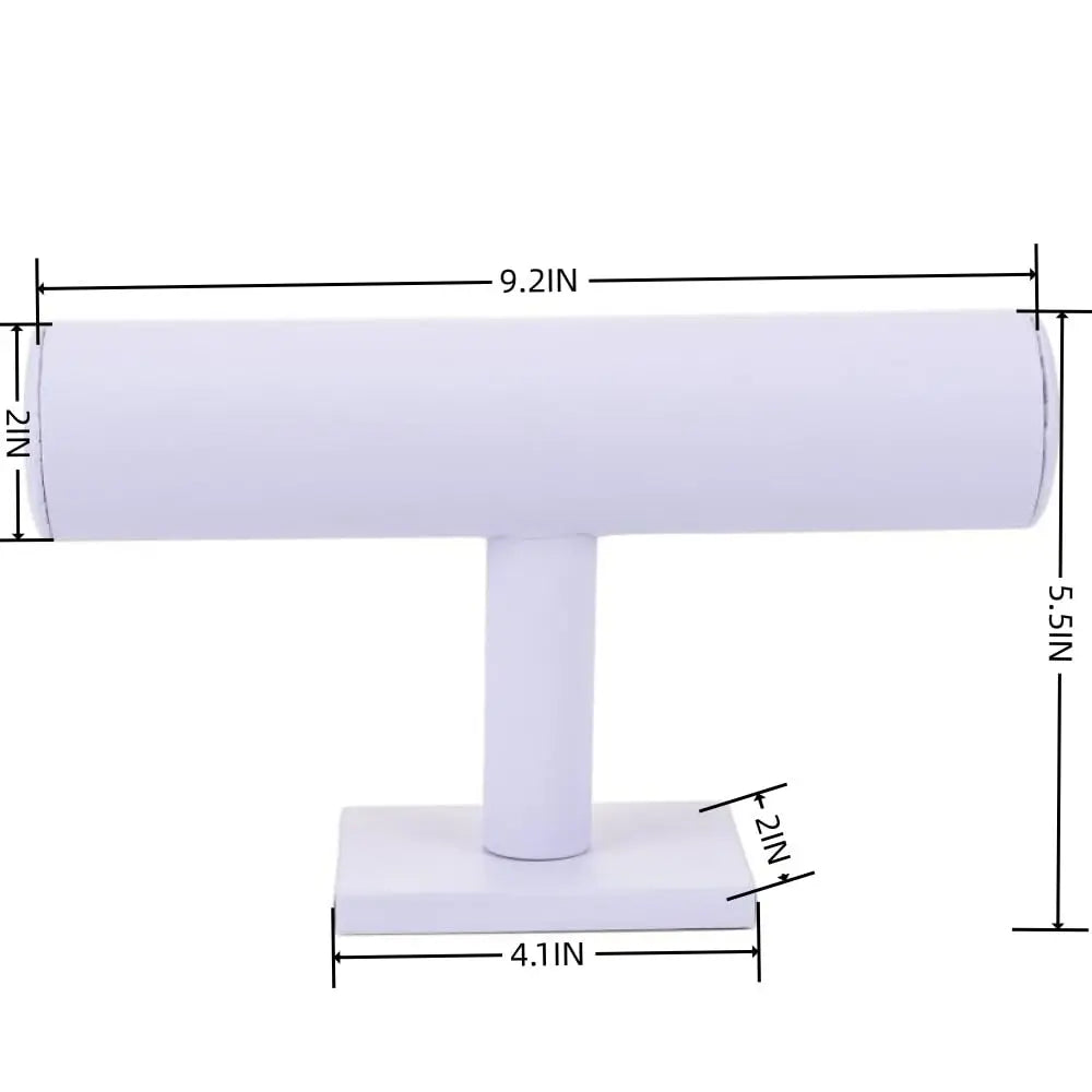 Jewelry Display Stand – T-Bar Bracelet & Watch Holder (Black)