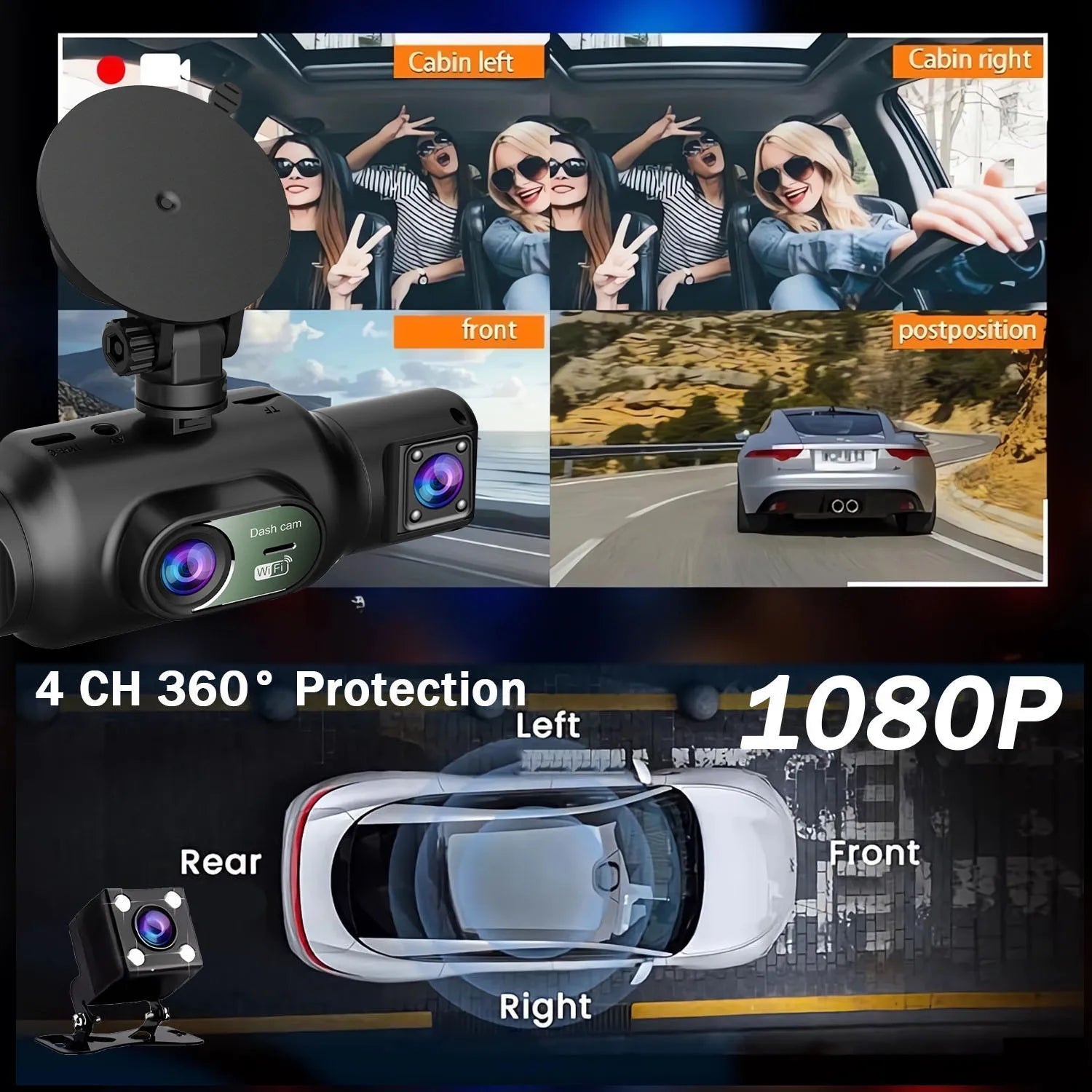 VORTEX 4K Dash Cam