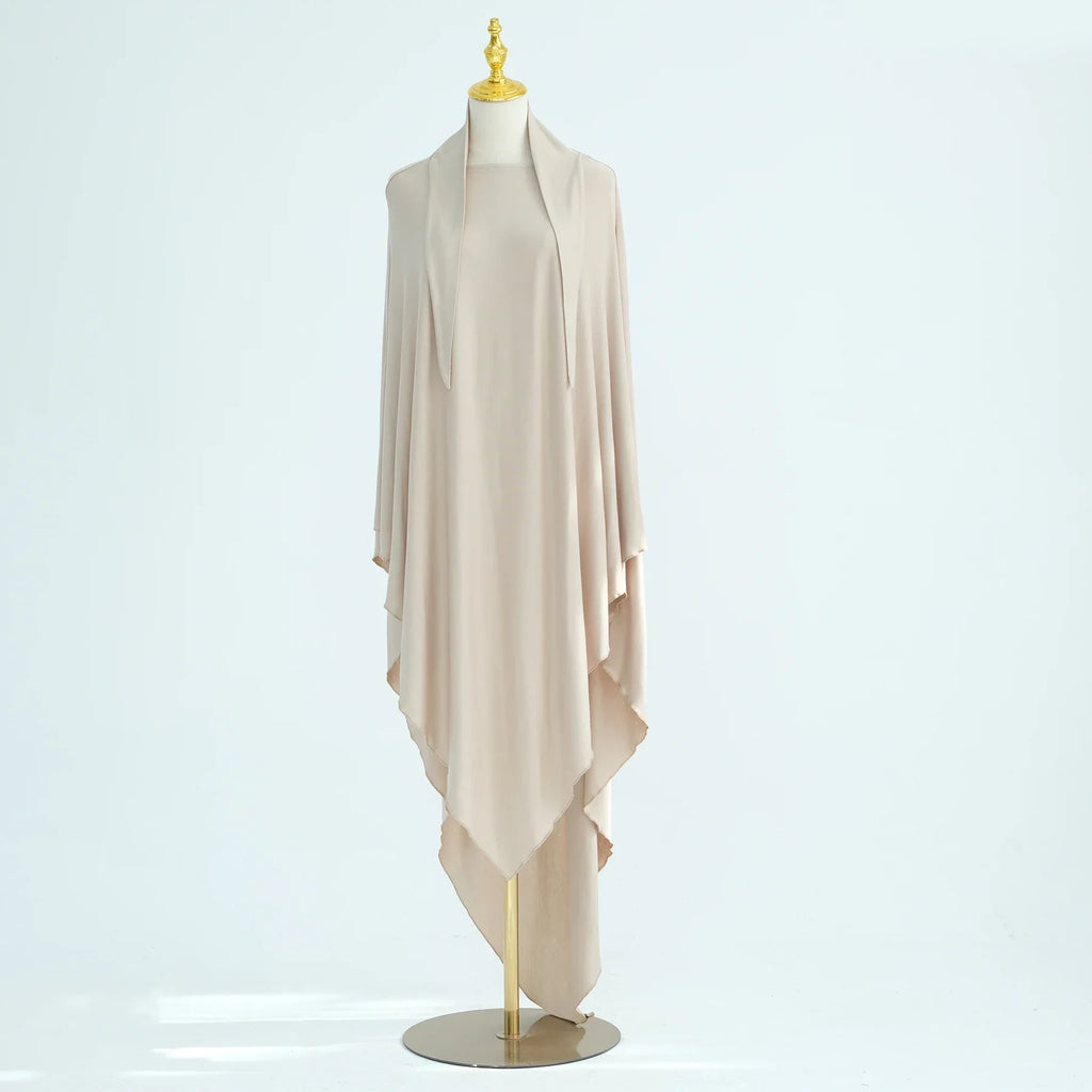 Jersey Cotton Khimar – Long & Comfortable