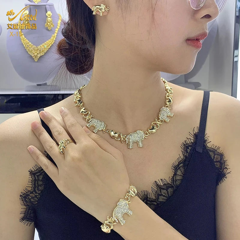 Golden Majesty Jewelry Set