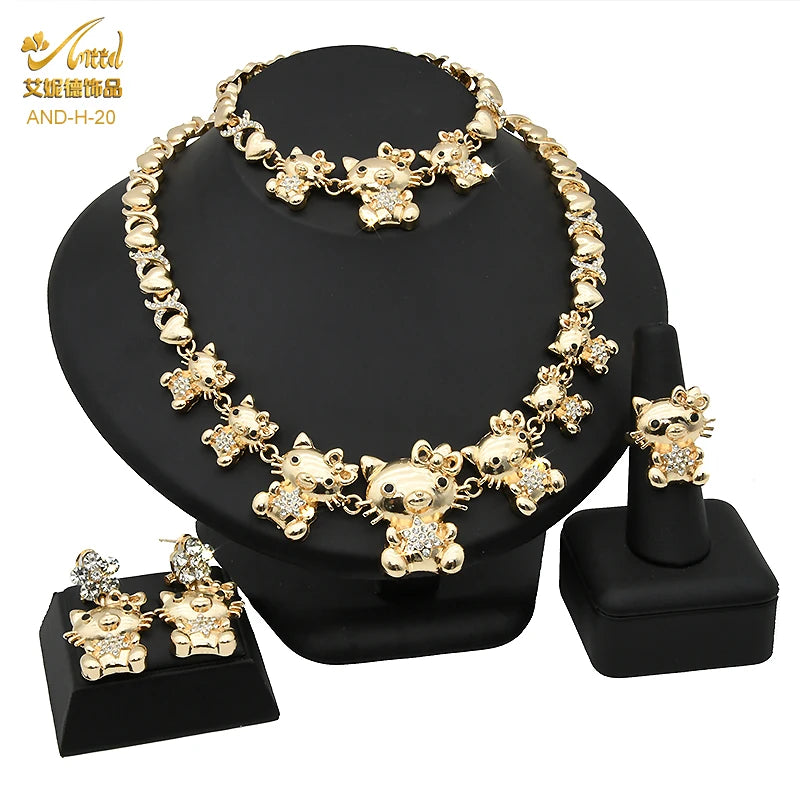 Golden Majesty Jewelry Set