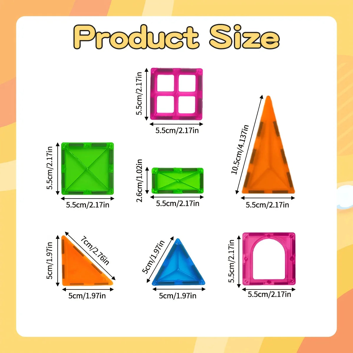Magnetic Building Blocks Set – Creative Kids Toy 🧲
